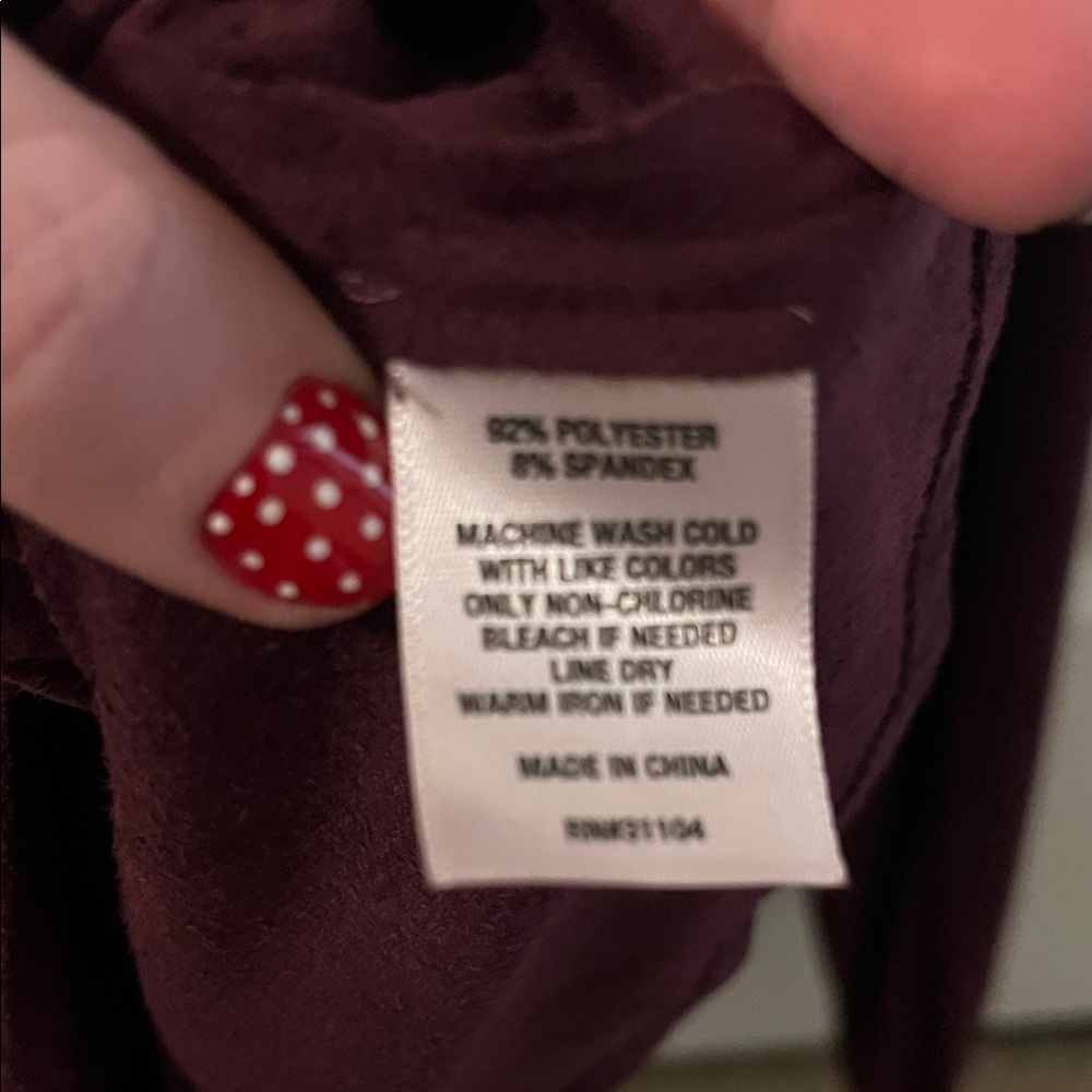 Universal Thread Deep Burgundy Blouse - Picture 6 of 7